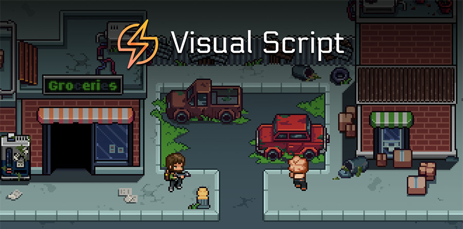 Visual Script hero and logo